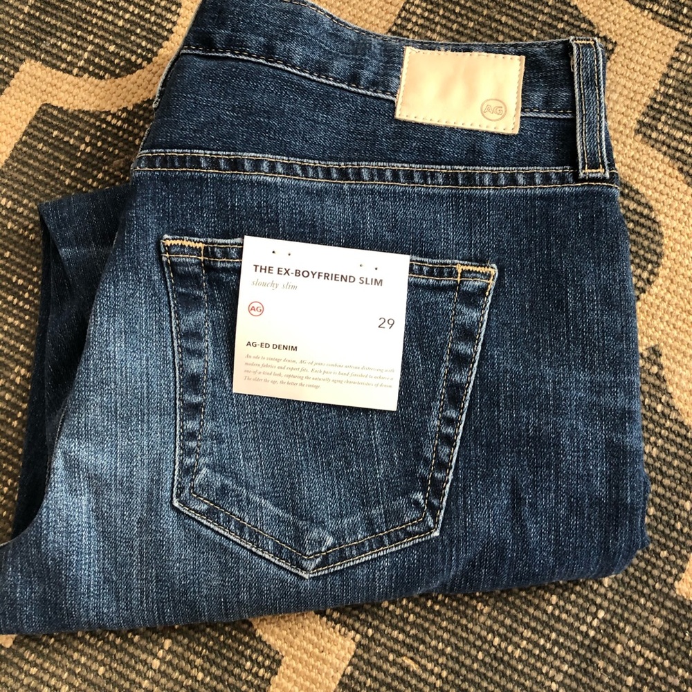 AG Ex-Boyfriend Slim, Denim, Size 29